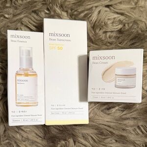 Mixsoon Skincare Set with Essence, Sunscreen, and Cream